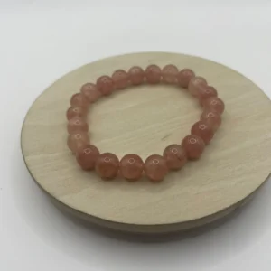 Pulsera de Piedra Natural Tonos Rosados