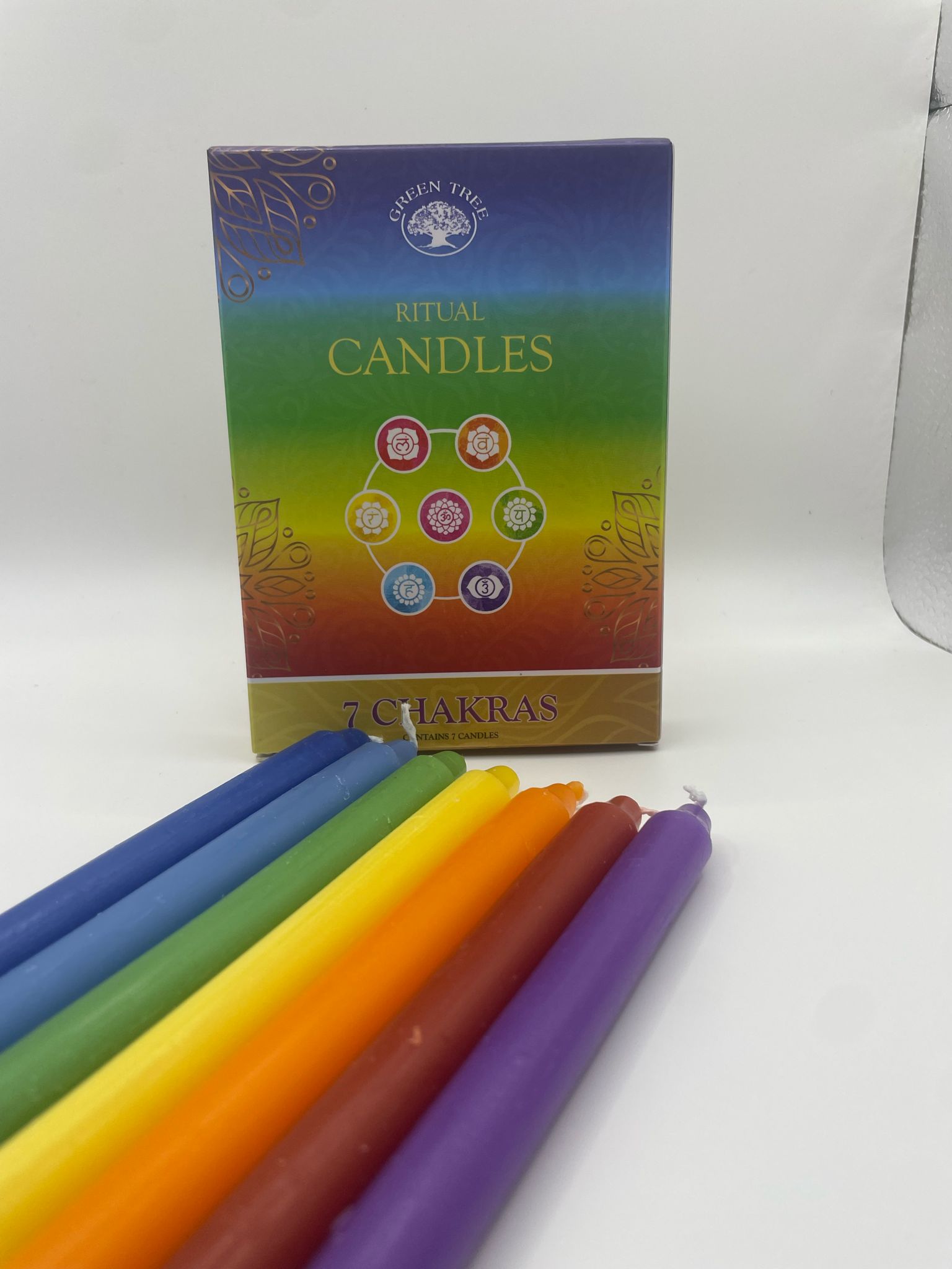 Velas Rituales 7 Chakras – Green Tree